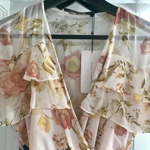 Zara Floral Wrap Dress